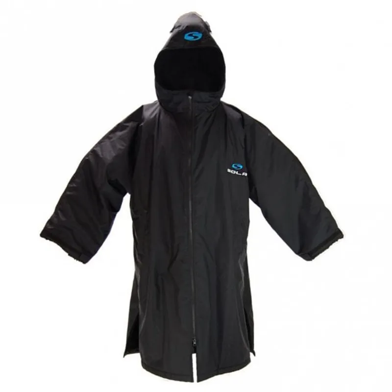 Sola Waterproof Changing Coat Black/Blue